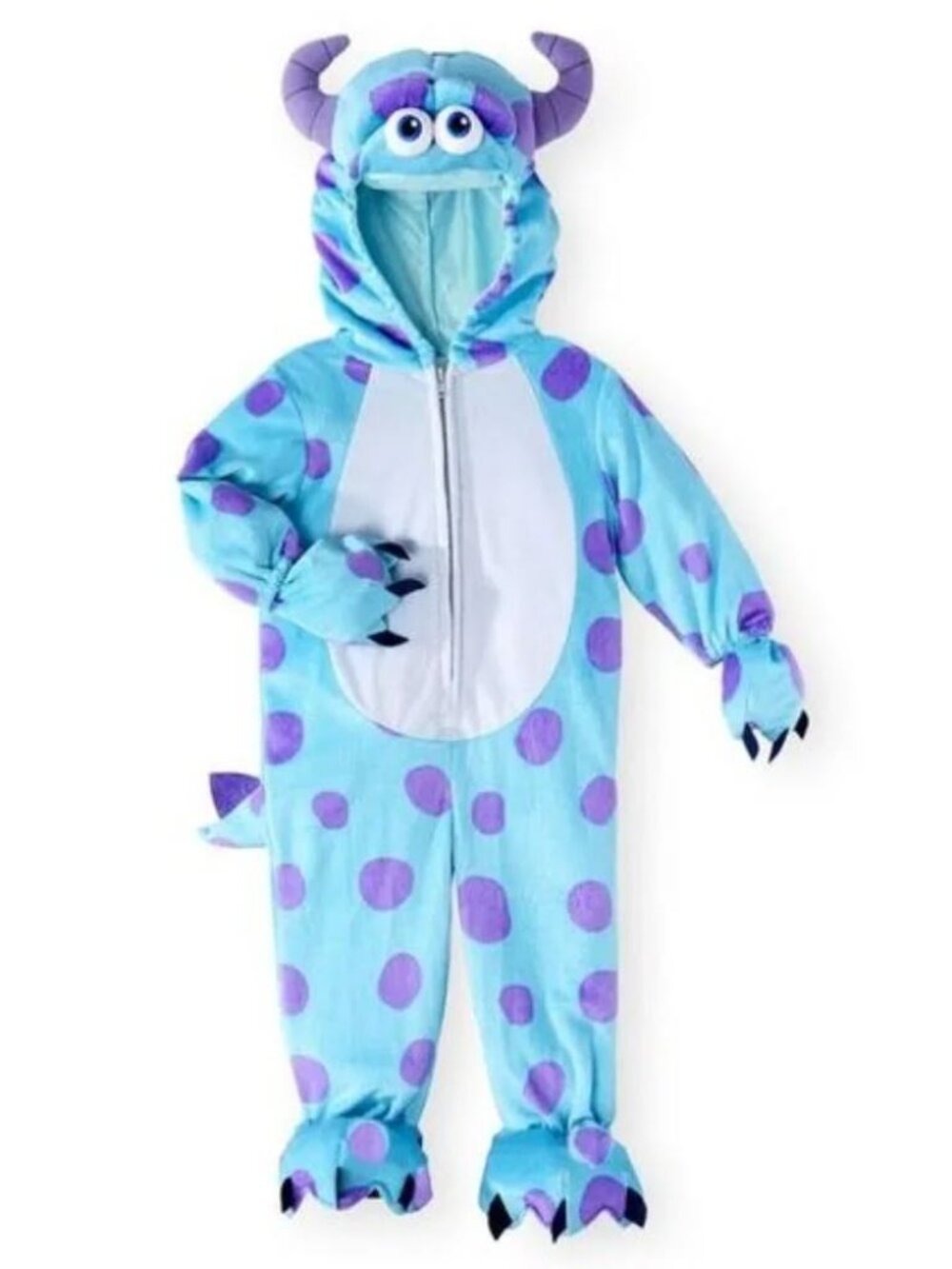 Monsters Inc. Disney Baby Kids Sulley Onesie Halloween Costume Dress Up Size 2T